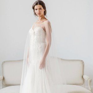 Custom Tulle Bridal Cape